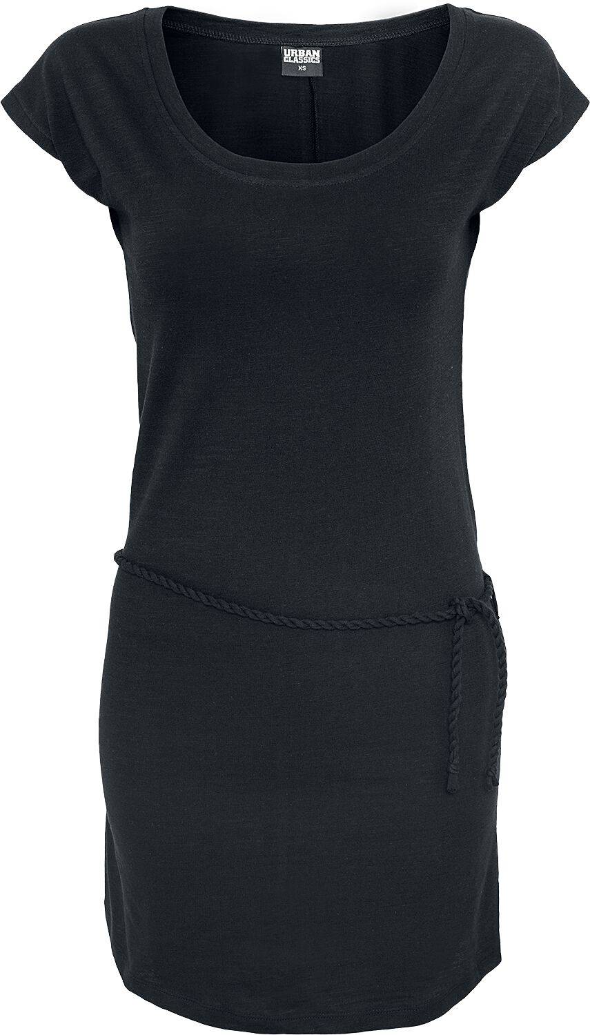 EMP "Ladies Slub Jersey Dress" Kurzes Kleid schwarz von Urban Classics