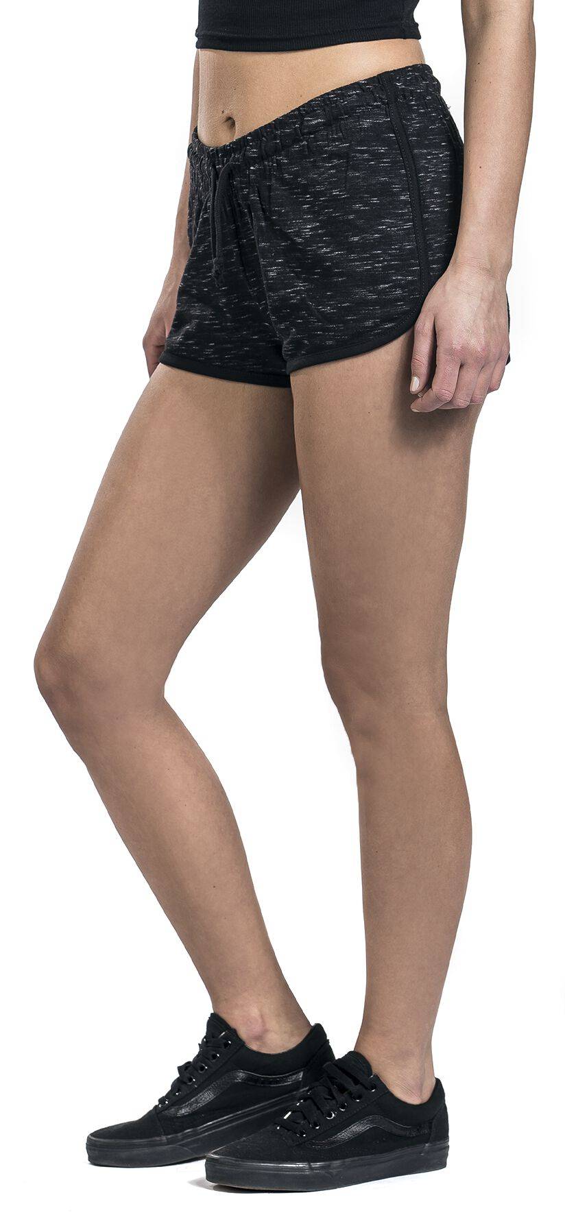 EMP "Ladies Space Dye Hotpants" Hotpant Schwarz Von Urban Classics