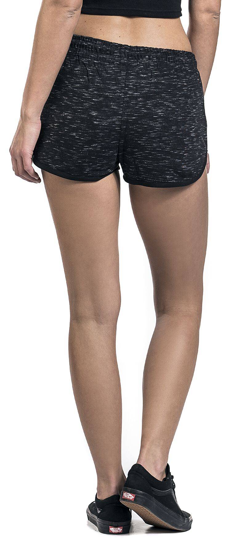 EMP "Ladies Space Dye Hotpants" Hotpant Schwarz Von Urban Classics