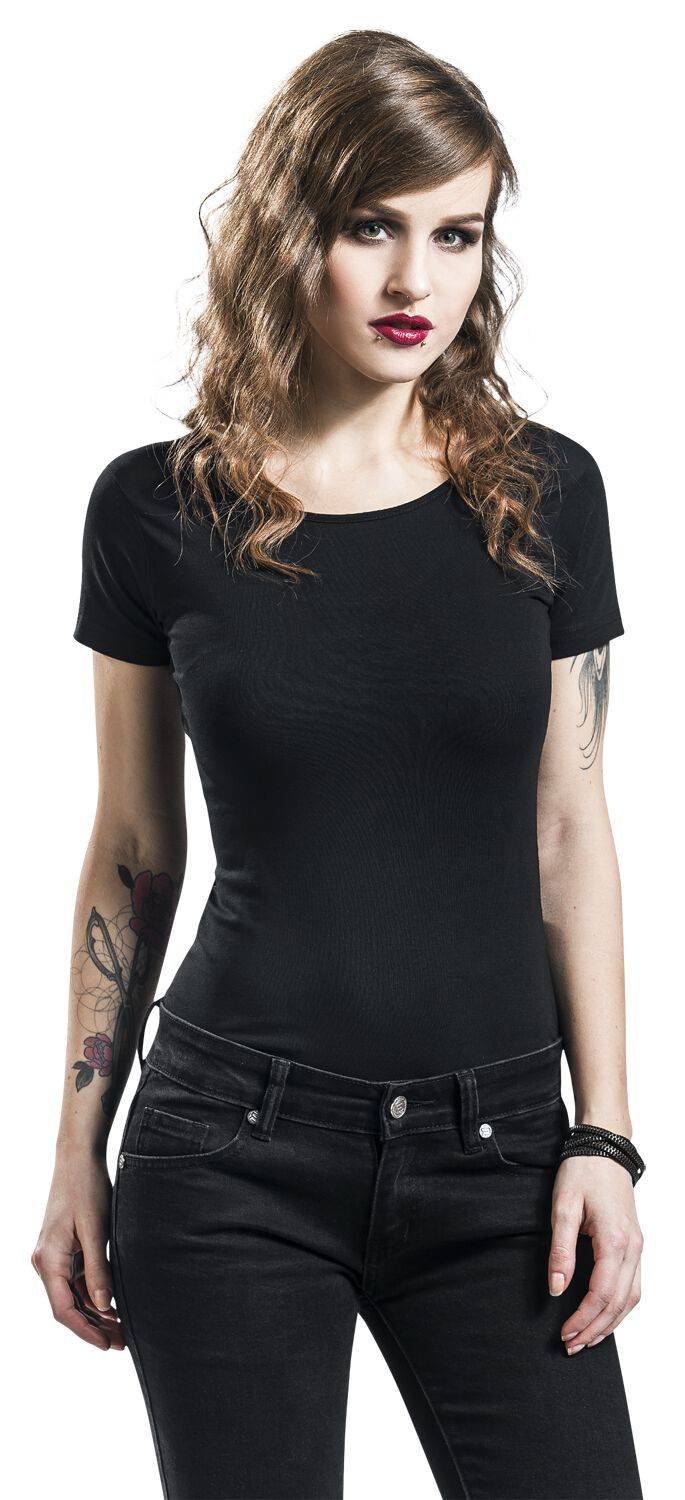 EMP "Ladies Stretch Jersey Body" Body Schwarz Von Urban Classics