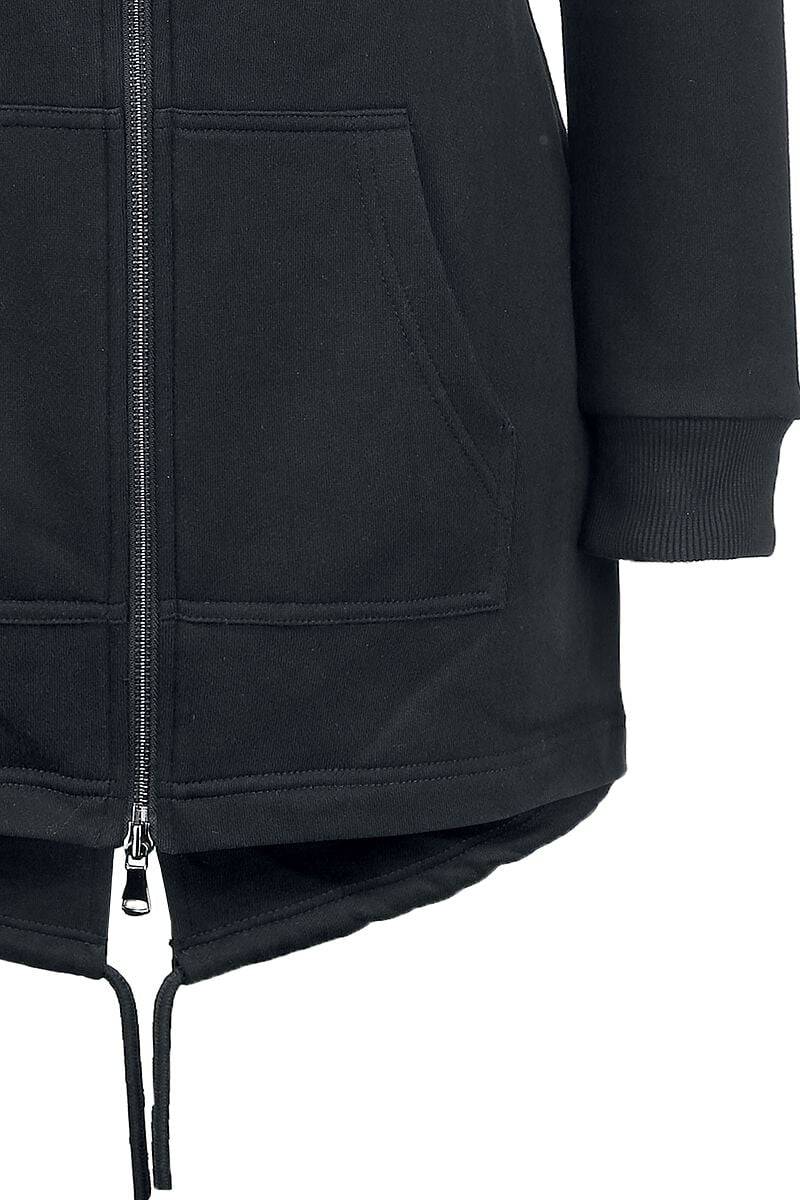EMP "Ladies Sweat Parka" Kapuzenjacke Schwarz Von Urban Classics