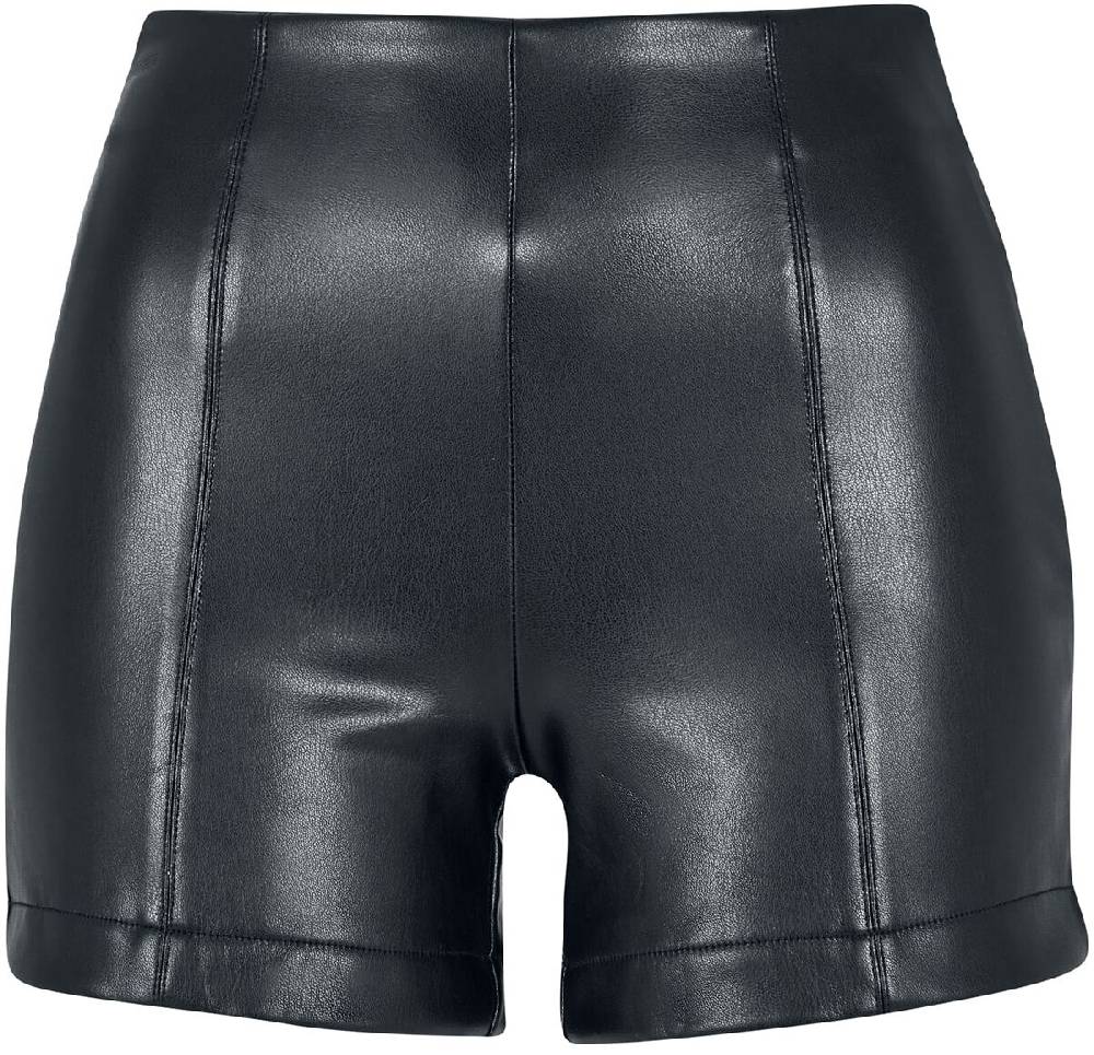 EMP "Ladies Synthetic Leather Shorts" Short schwarz von Urban Classics