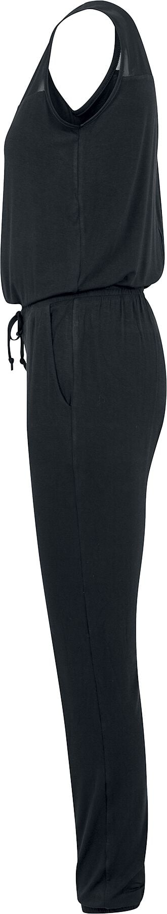 EMP "Ladies Tech Mesh Long Jumpsuit" Jumpsuit Schwarz Von Urban Classics
