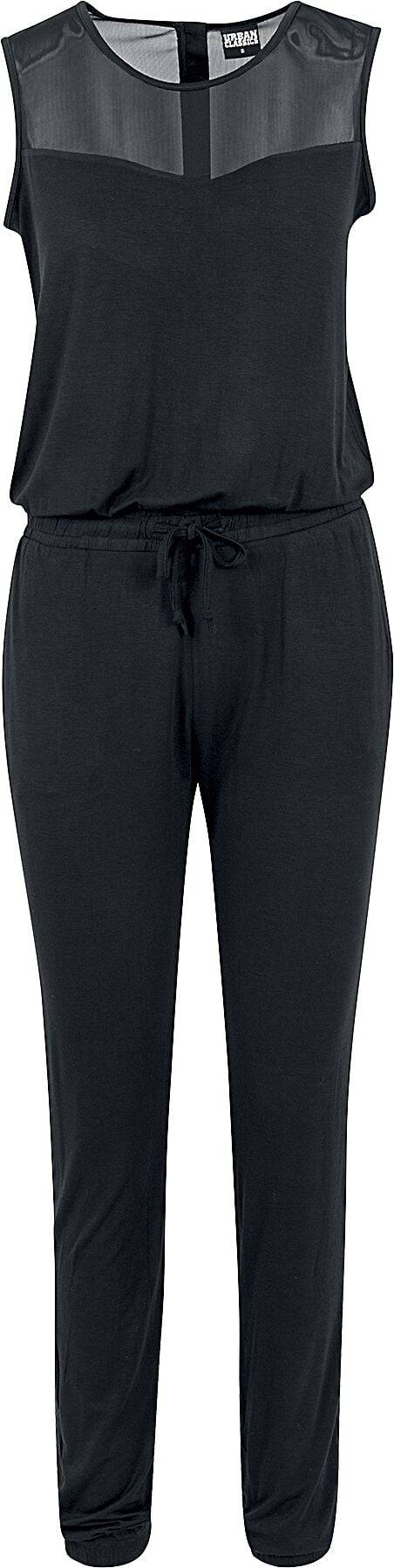 EMP "Ladies Tech Mesh Long Jumpsuit" Jumpsuit schwarz von Urban Classics
