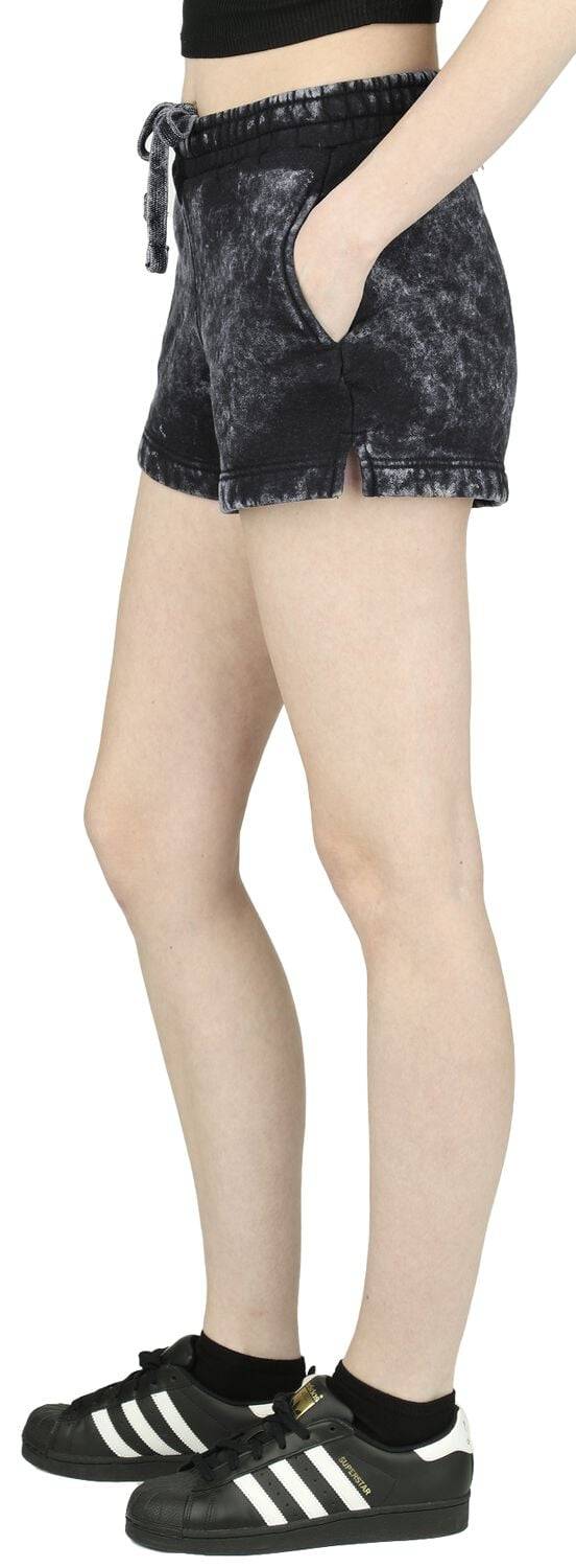 EMP "Ladies Towel Washed Sweat Shorts" Short Schwarz Von Urban Classics