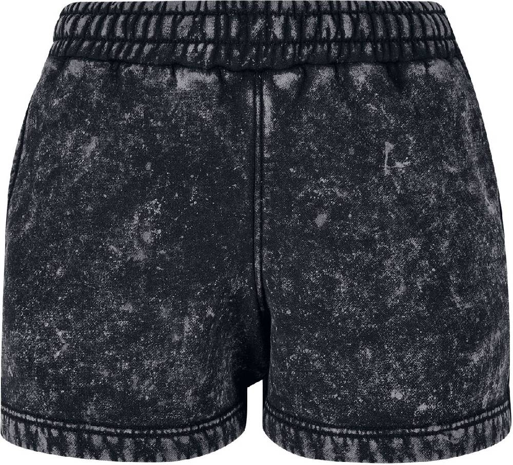 EMP "Ladies Towel Washed Sweat Shorts" Short schwarz von Urban Classics