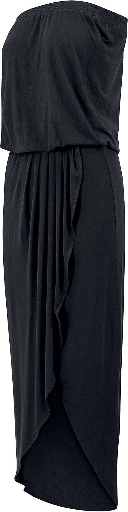 EMP "Ladies Viscose Bandeau Dress" Langes Kleid Schwarz Von Urban Classics