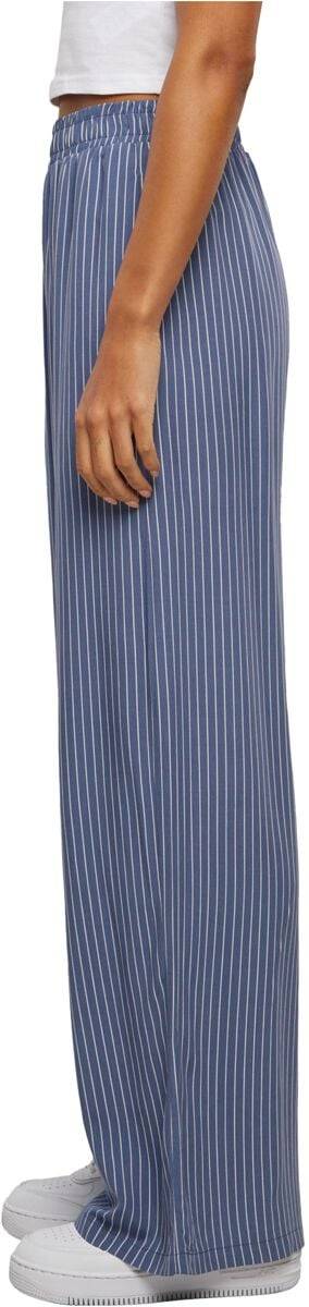 EMP "Ladies Viscose Resort Pants" Stoffhose Blau Von Urban Classics