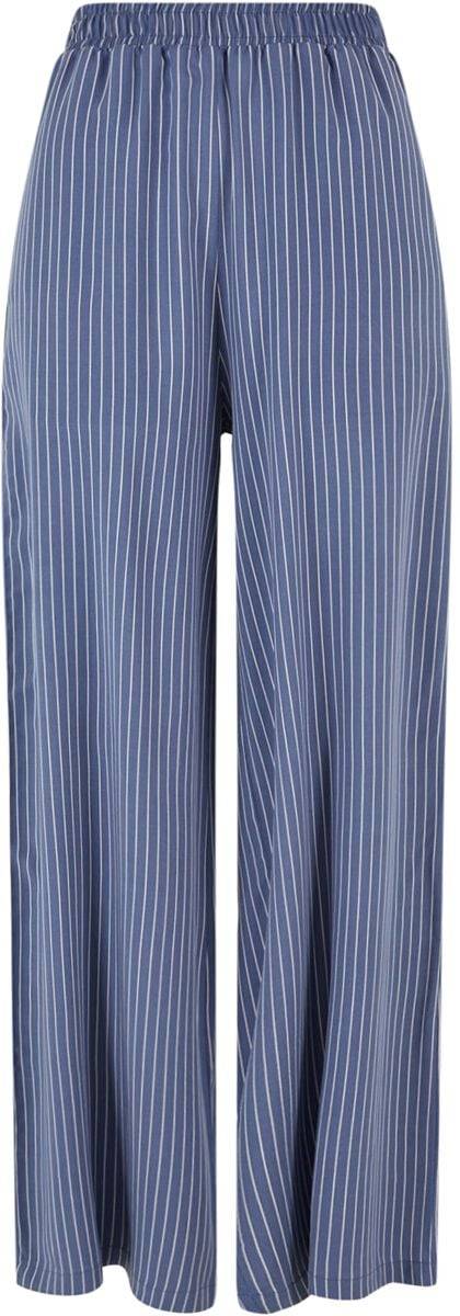 EMP "Ladies Viscose Resort Pants" Stoffhose Blau Von Urban Classics