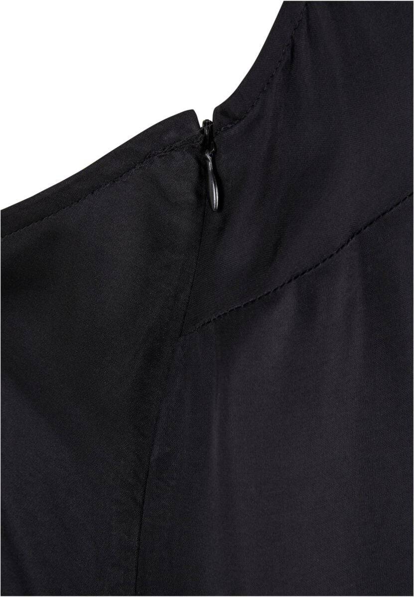 EMP "Ladies Viscose Satin Slip Dress" Mittellanges Kleid Schwarz Von Urban Classics