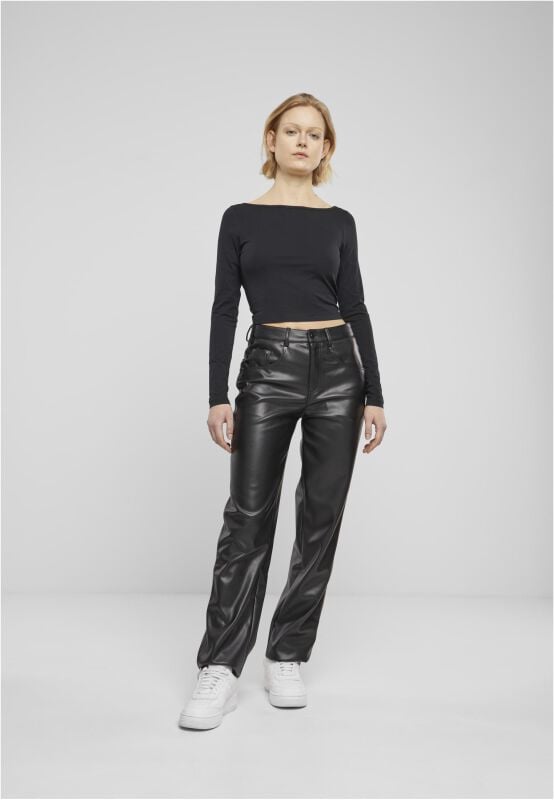 EMP "Ladies Wide Leg Trousers" Stoffhose schwarz von Urban Classics