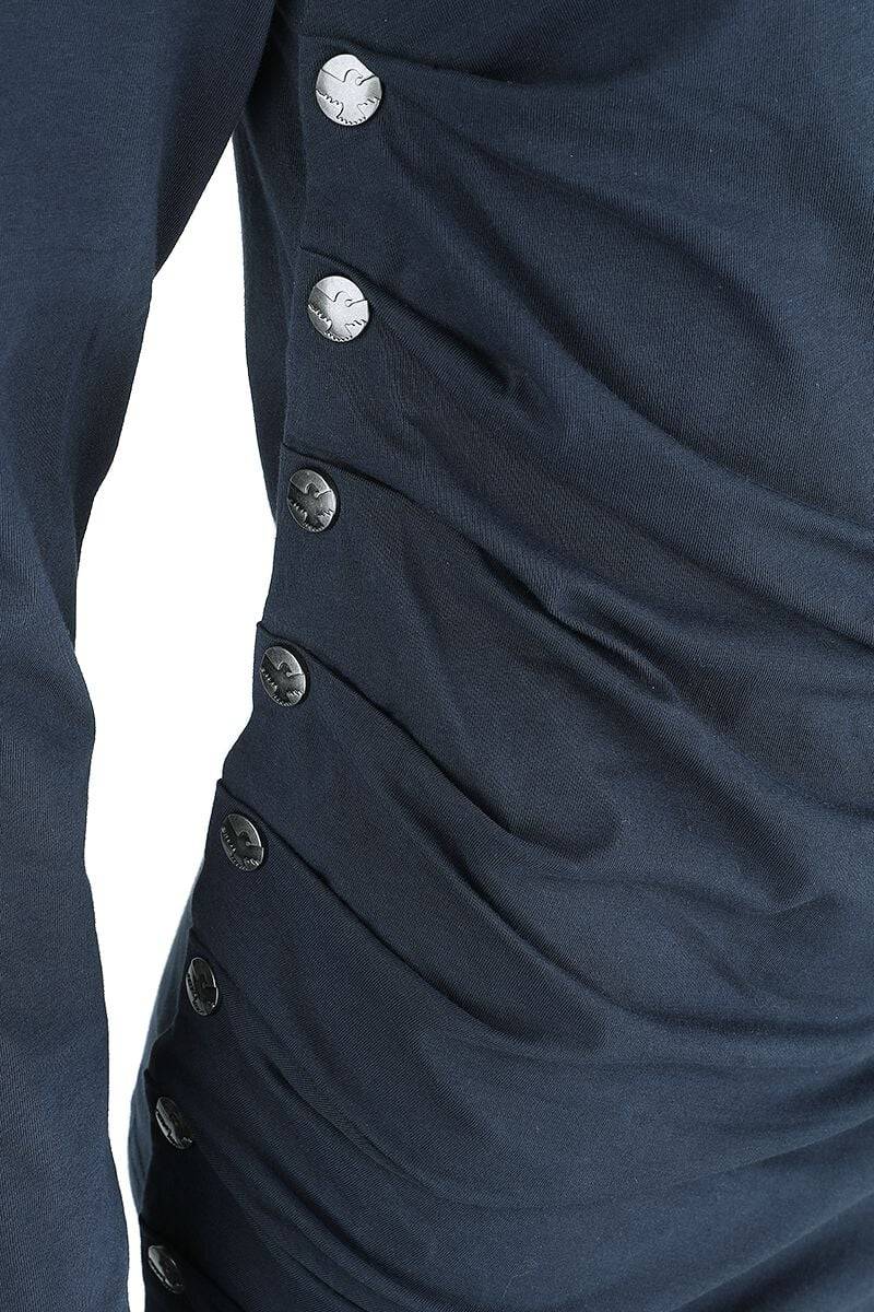 EMP Langarmshirt Dunkelblau Von Black Premium By EMP