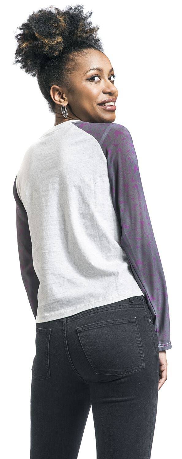 EMP Langarmshirt Grau Meliert Von Full Volume By EMP