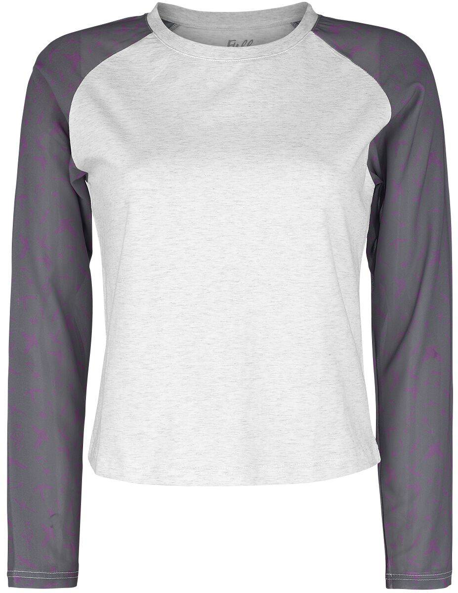 EMP Langarmshirt grau meliert von Full Volume by EMP