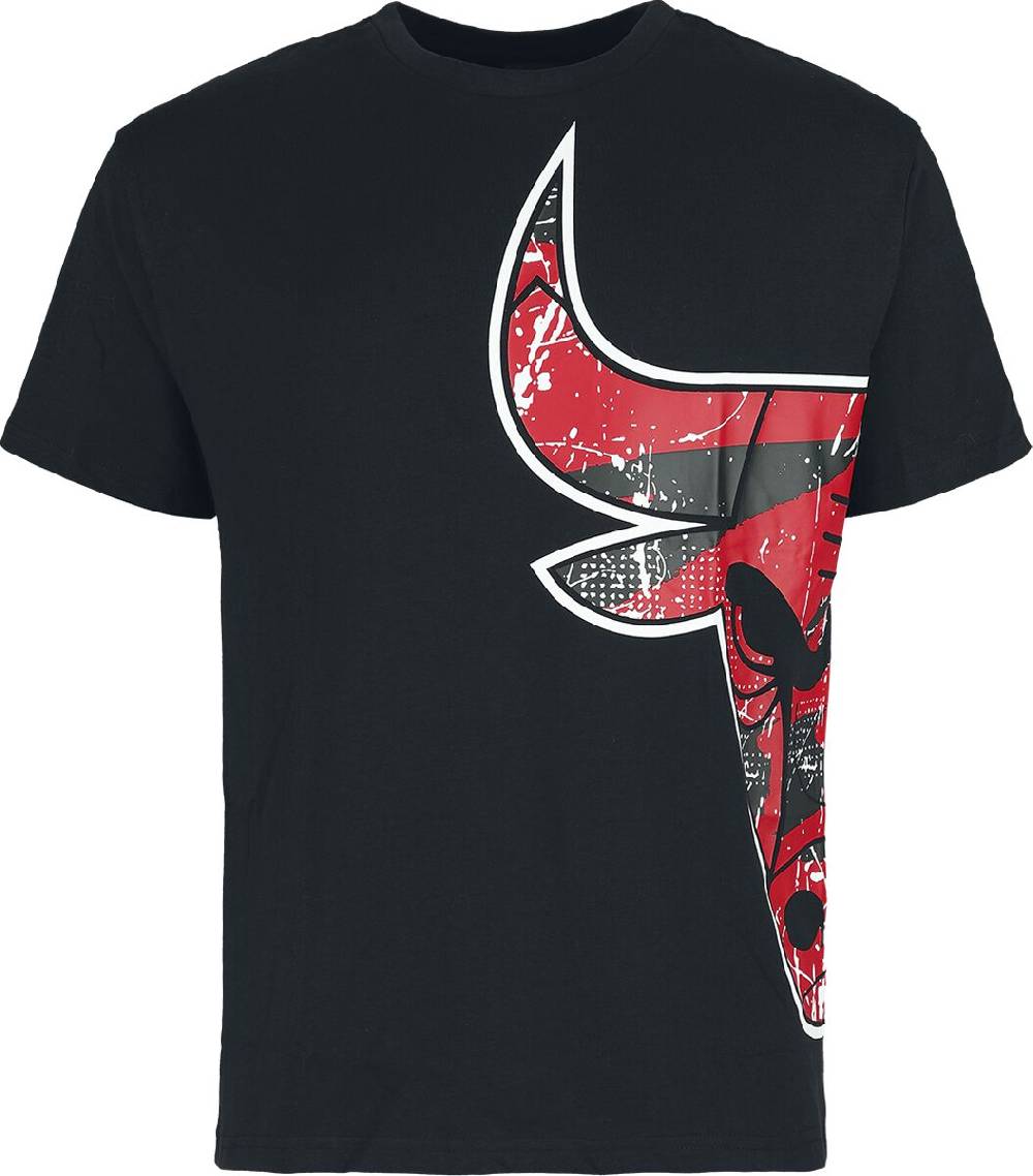 EMP "Large Team Logos Tee - Chicago Bulls" T-Shirt schwarz von New Era - NBA