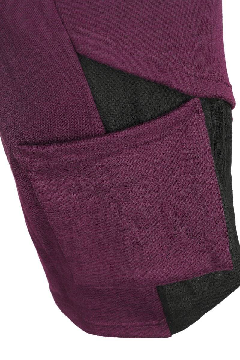 EMP "Larisa Top" Strickpullover Lila/schwarz Von Innocent