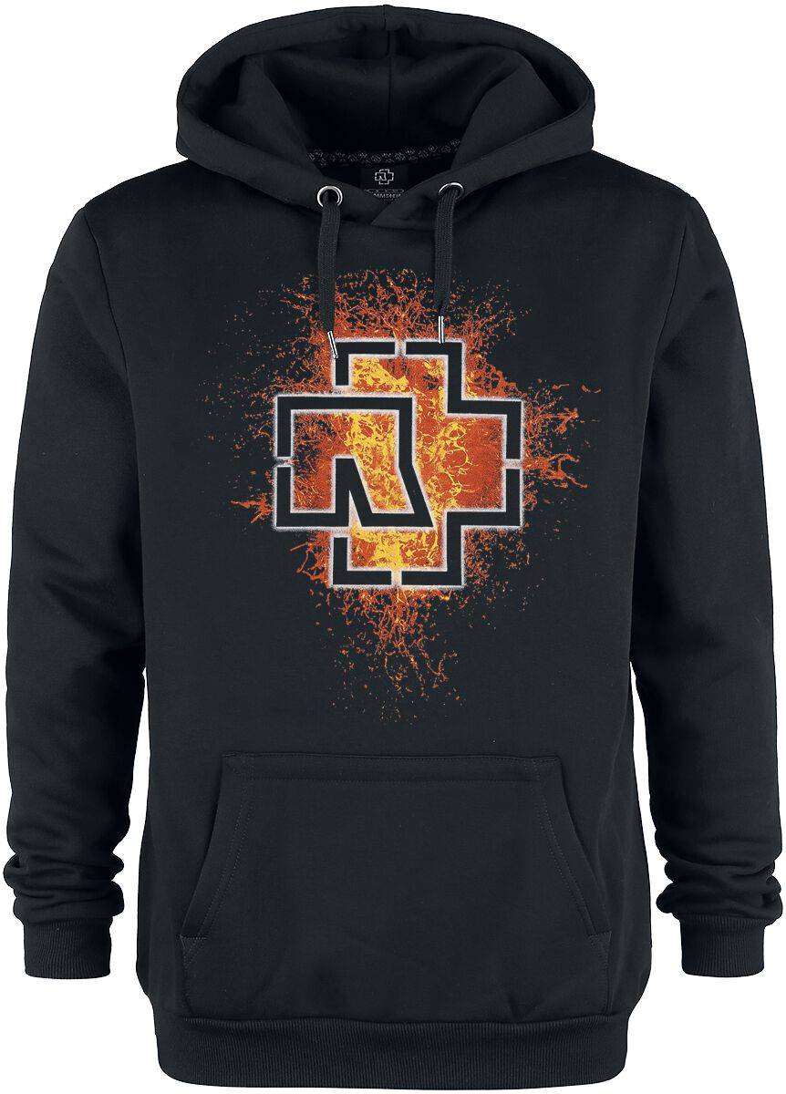 EMP "Lava Logo" Kapuzenpullover schwarz von Rammstein