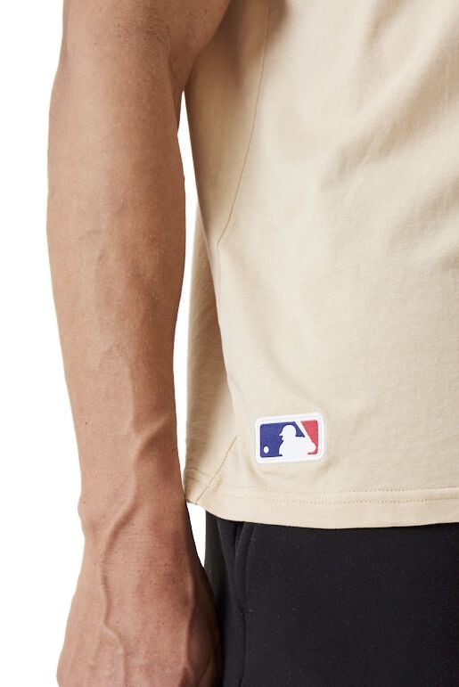 EMP "League Essentials Tee - LA Dodgers" T-Shirt Beige Von New Era - MLB