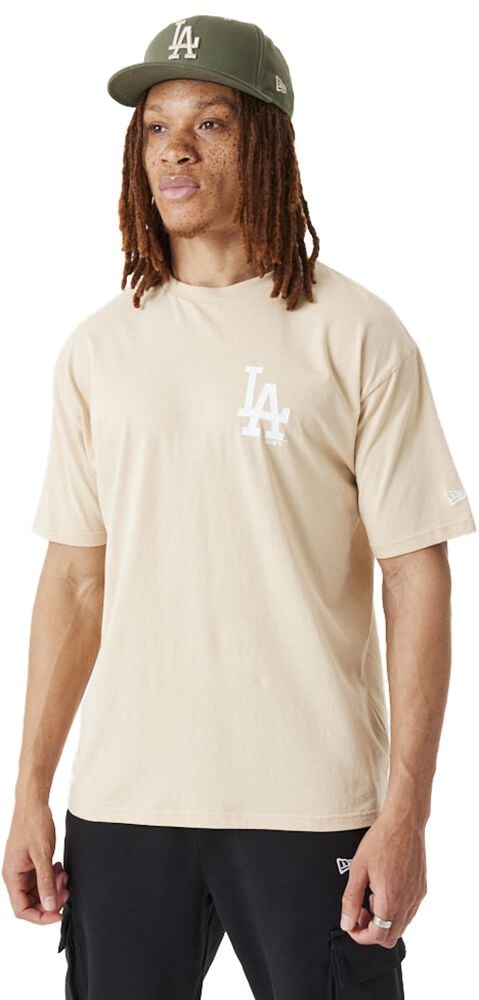 EMP "League Essentials Tee - LA Dodgers" T-Shirt beige von New Era - MLB