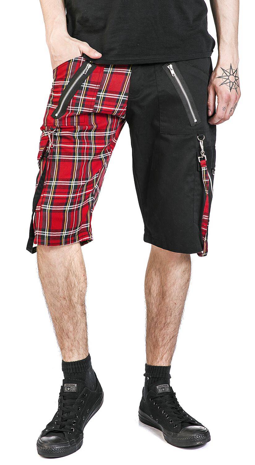 EMP "Ledgend Short" Short Schwarz/rot Von Banned Alternative