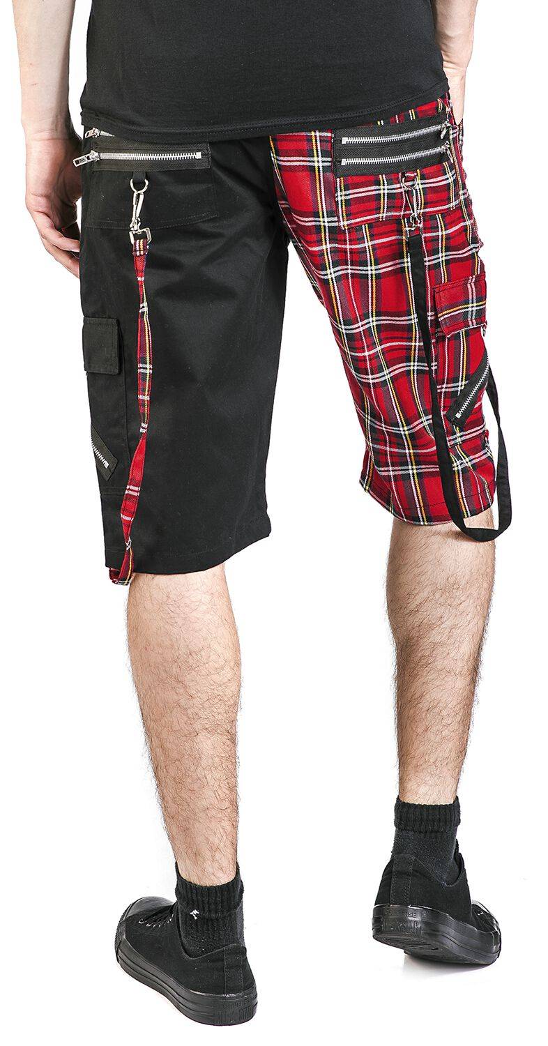 EMP "Ledgend Short" Short Schwarz/rot Von Banned Alternative