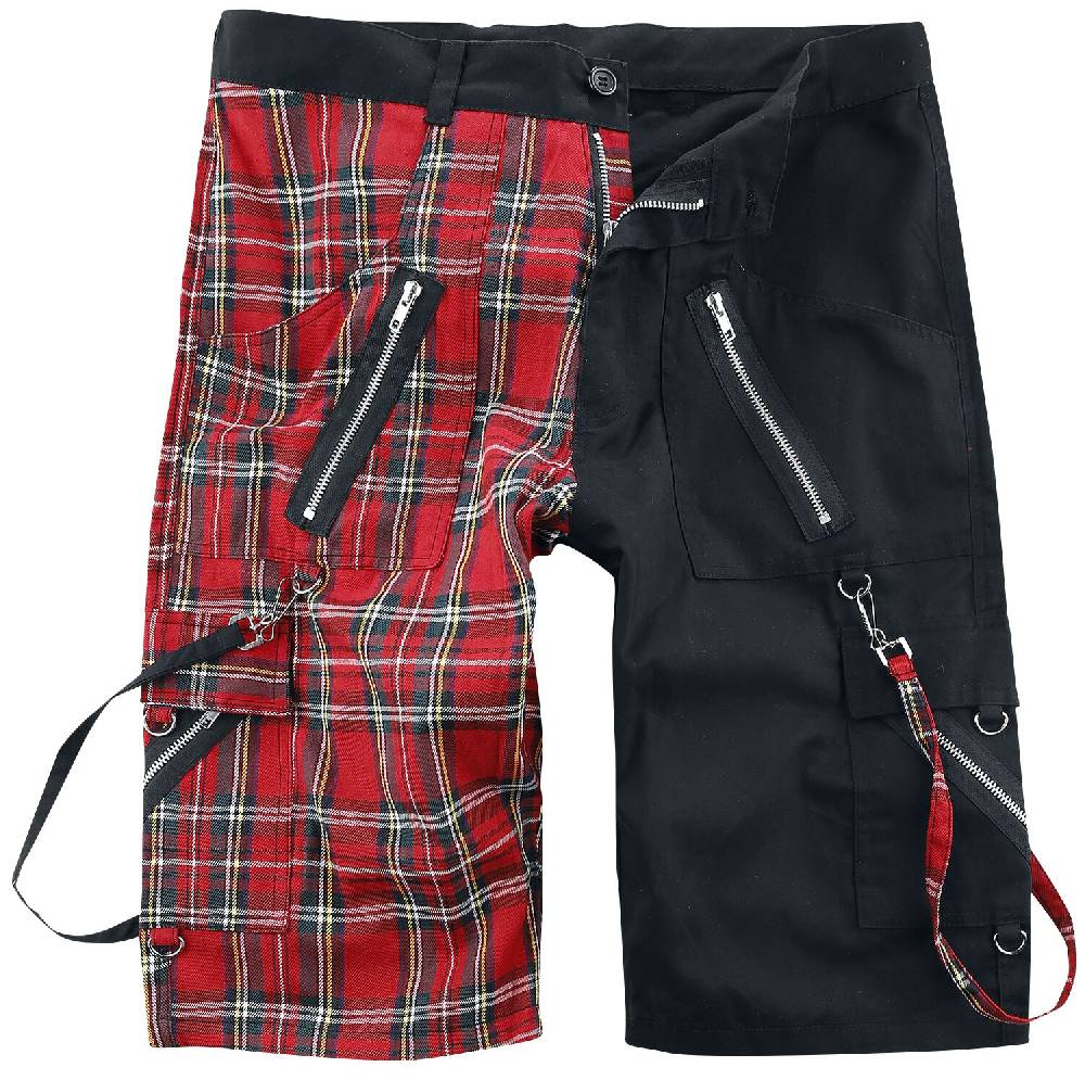 EMP "Ledgend Short" Short schwarz/rot von Banned Alternative