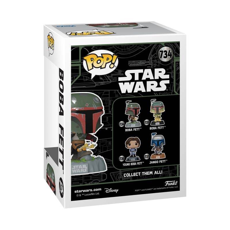 EMP "Legacy - Boba Fett Vinyl Figur 734" Funko Pop! Multicolor Von Star Wars