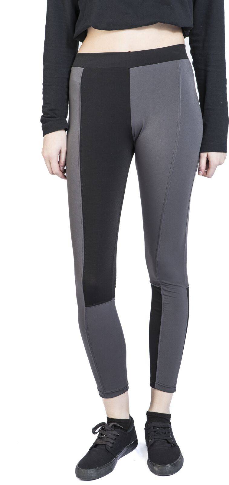 EMP "Leggings Katia" Leggings Schwarz/grau Von Outer Vision
