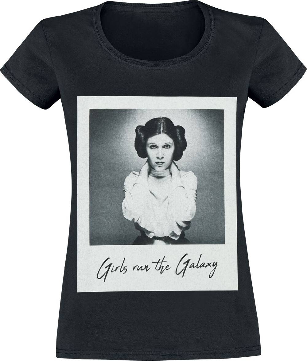 EMP "Leia - Girls Run The Galaxy" T-Shirt schwarz von Star Wars