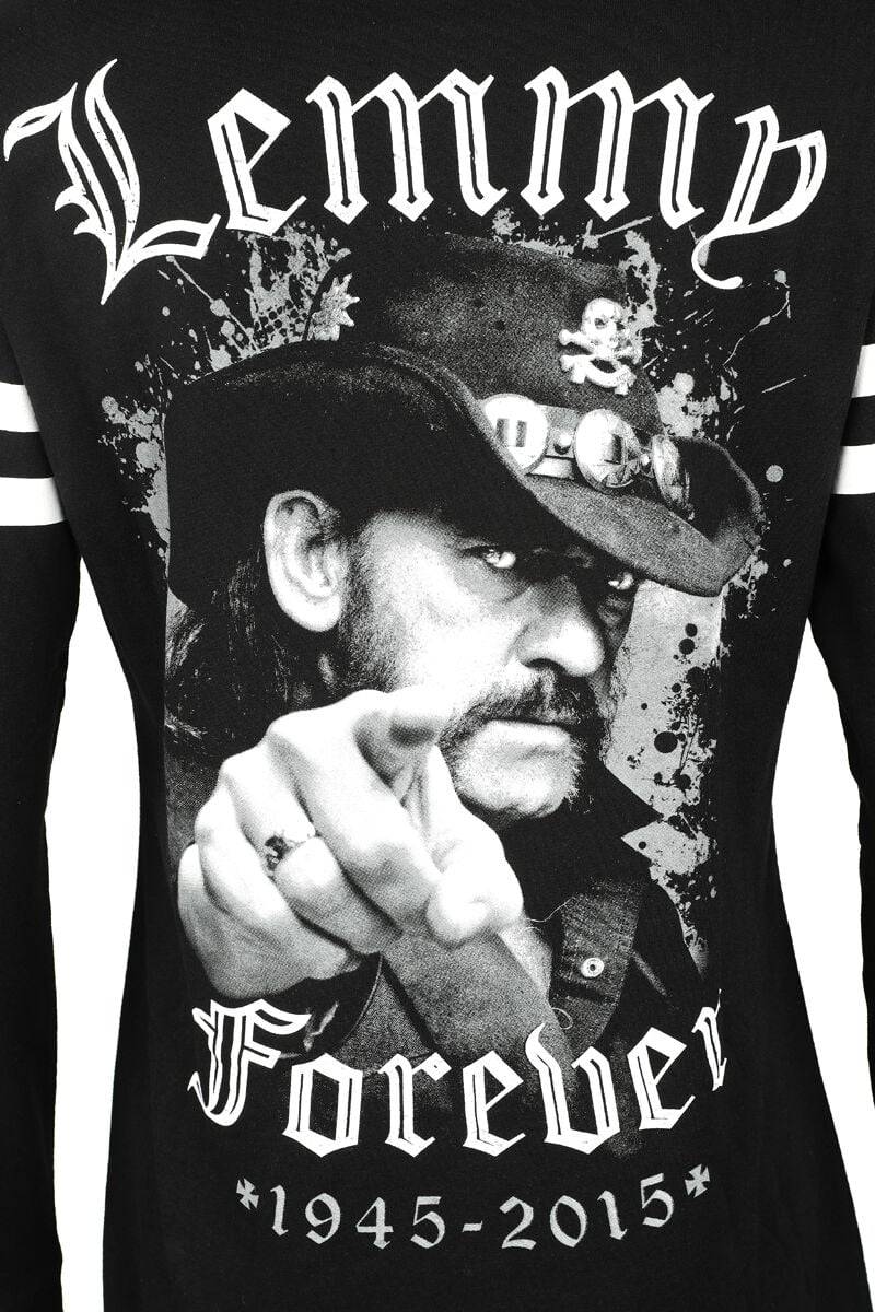 EMP "Lemmy Forever" Mittellanges Kleid Schwarz Von Lemmy Kilmister