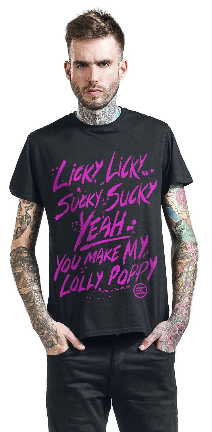 EMP "Licky Licky" T-Shirt Schwarz Von Electric Callboy