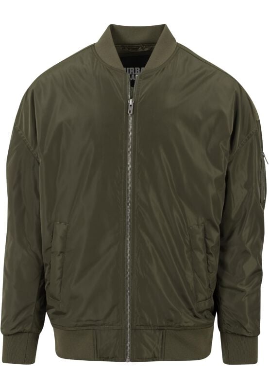 EMP "Light Camo Bomber Jacket" Bomberjacke oliv von Urban Classics