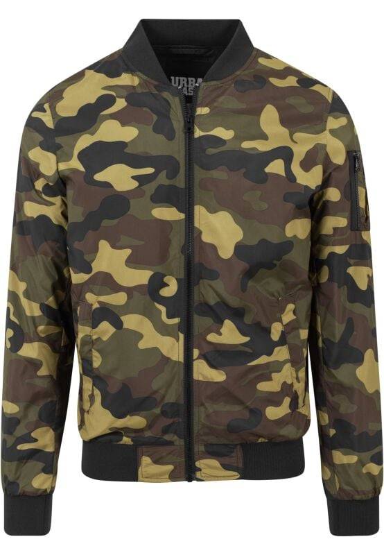 EMP "Light Camo Bomber Jacket" Bomberjacke woodland von Urban Classics