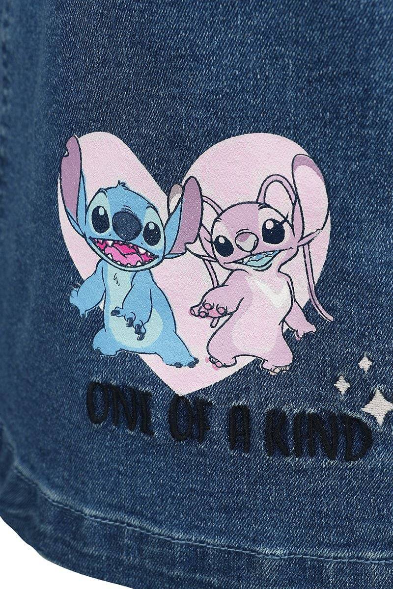 EMP "Lilo & Angel" Kurzer Rock Denim/blau Von Lilo & Stitch