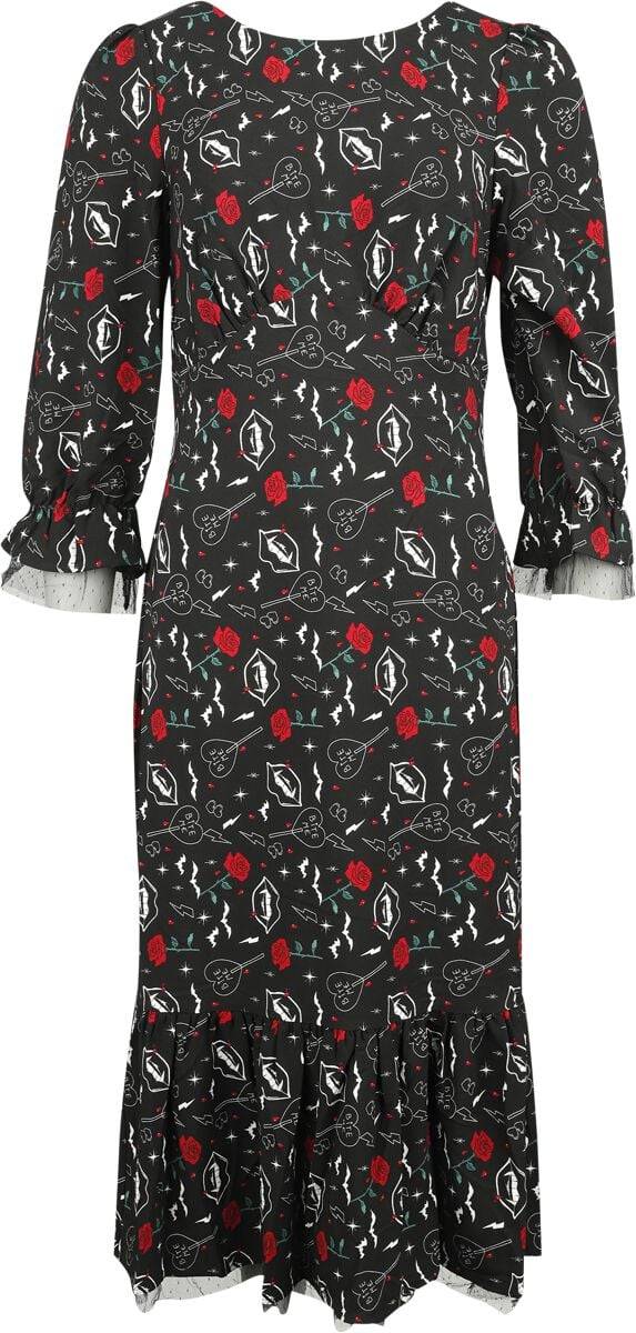 EMP "Lilth Maxi Dress" Langes Kleid multicolor von Hell Bunny