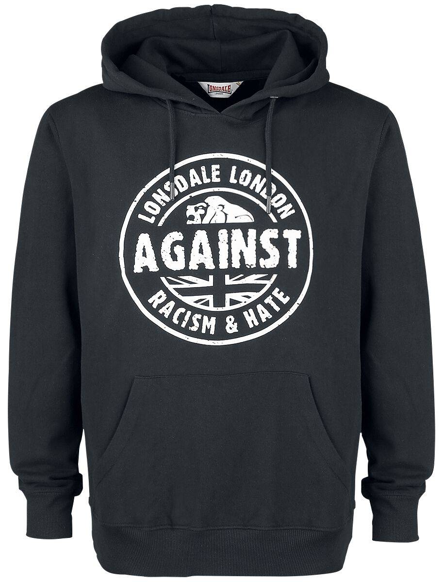 EMP "Linford" Kapuzenpullover schwarz von Lonsdale London