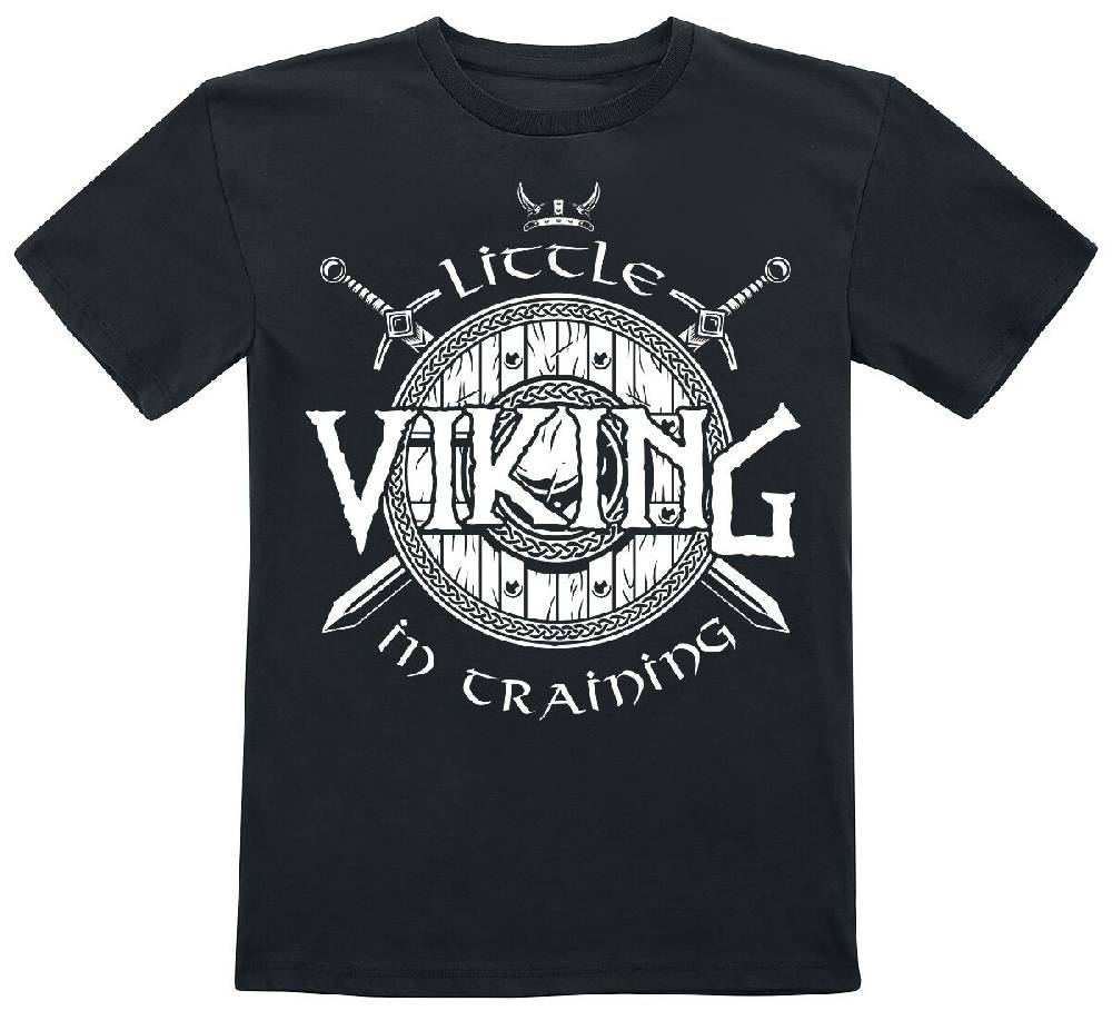 EMP "Little Viking In Training" T-Shirt schwarz von Sprüche