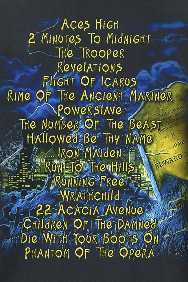 EMP "Live After Death" T-Shirt Schwarz Von Iron Maiden