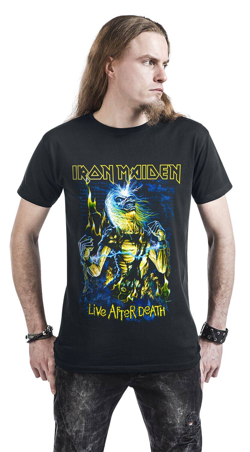 EMP "Live After Death" T-Shirt Schwarz Von Iron Maiden