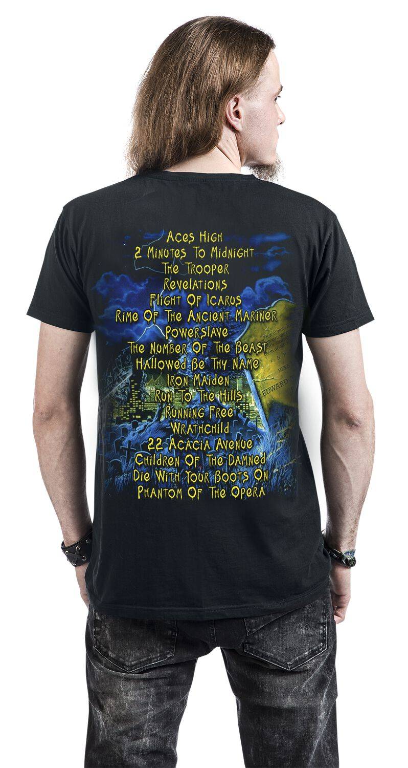 EMP "Live After Death" T-Shirt Schwarz Von Iron Maiden