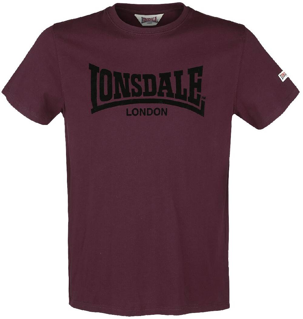 EMP "LL008 One Tone" T-Shirt bordeaux von Lonsdale London