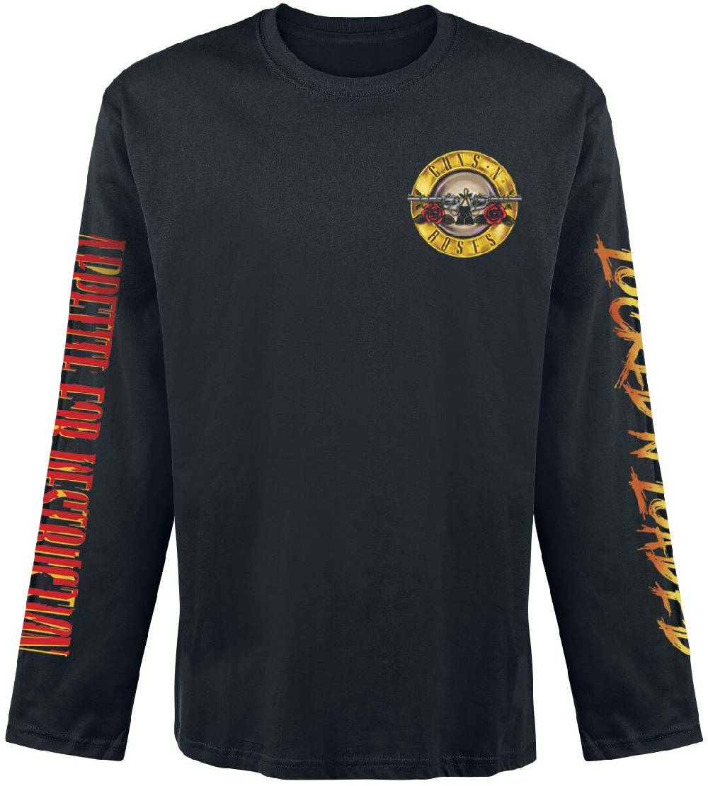 EMP "Locked N' Loaded" Langarmshirt schwarz von Guns N' Roses