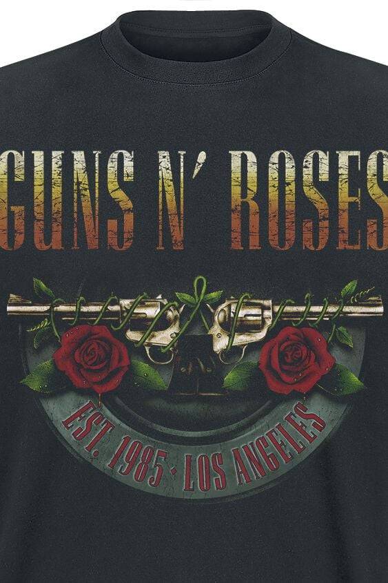 EMP "Logo And Bullet Europe Tour 2017" T-Shirt Schwarz Von Guns N' Roses