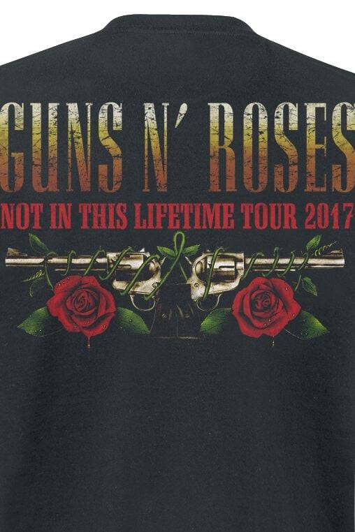 EMP "Logo And Bullet Europe Tour 2017" T-Shirt Schwarz Von Guns N' Roses