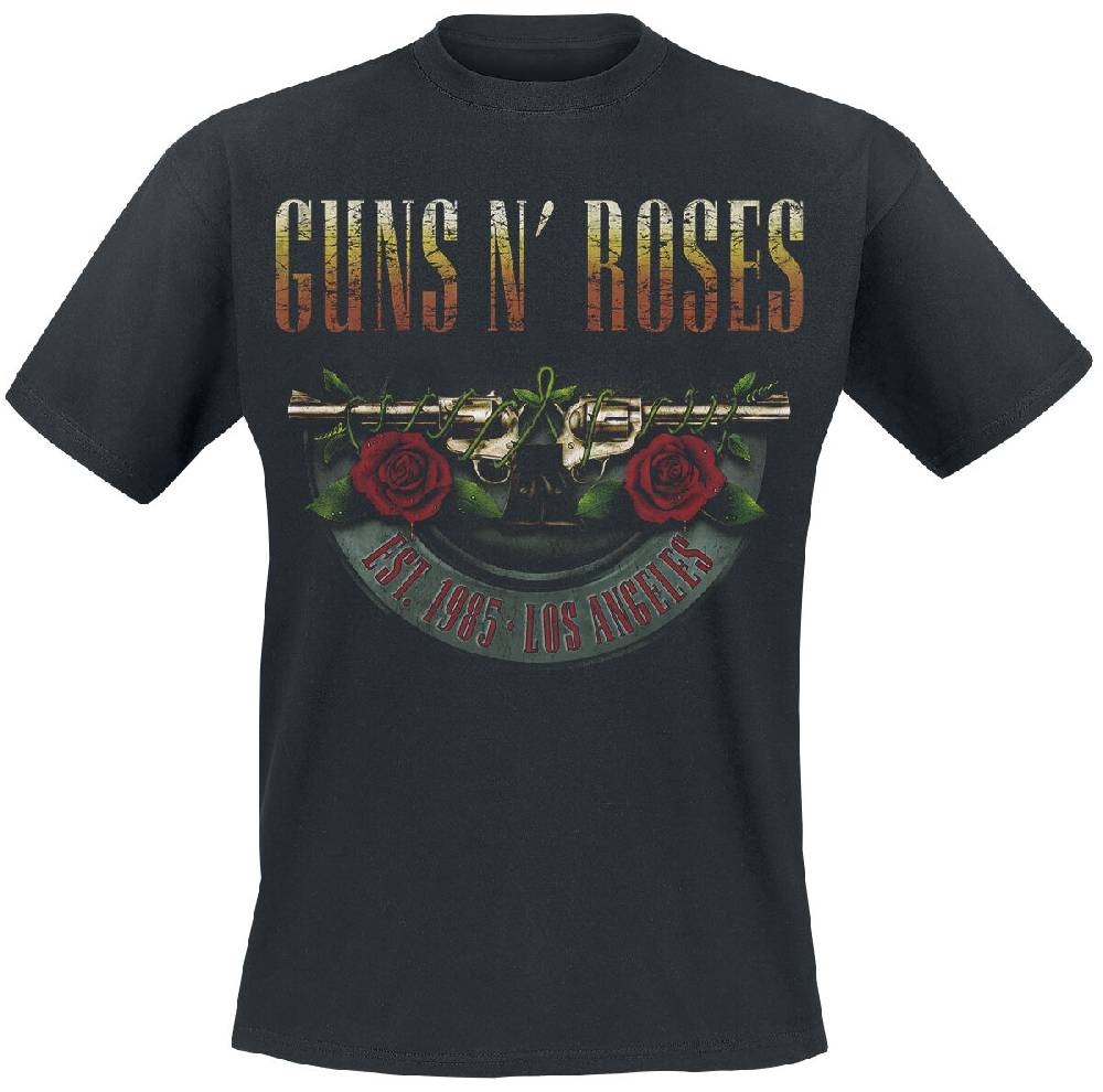 EMP "Logo and Bullet Europe Tour 2017" T-Shirt schwarz von Guns N' Roses
