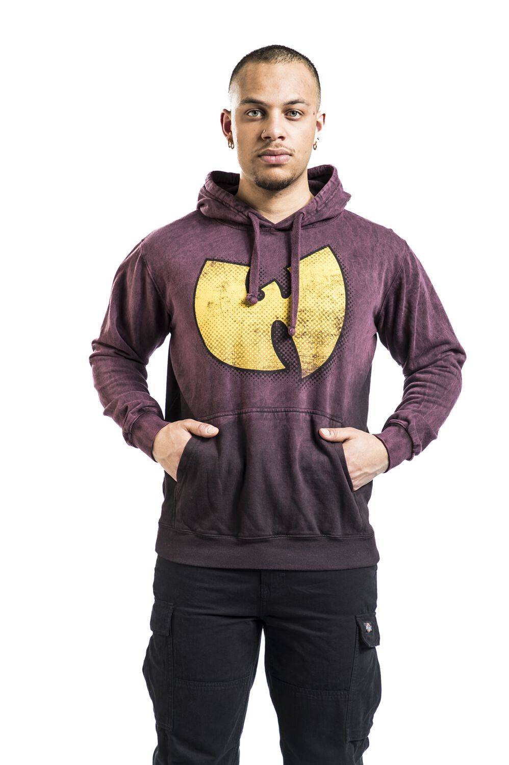 EMP "Logo" Kapuzenpullover Dunkelrot Von Wu-Tang Clan