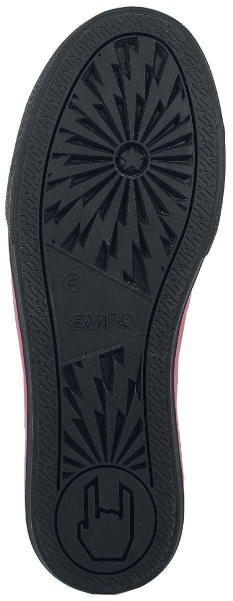 EMP "Logo" Sneaker High Schwarz/rot Von Assassin's Creed