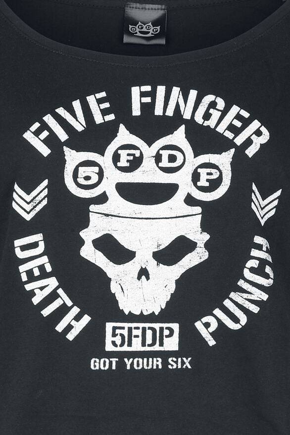EMP "Logo" T-Shirt Schwarz Von Five Finger Death Punch