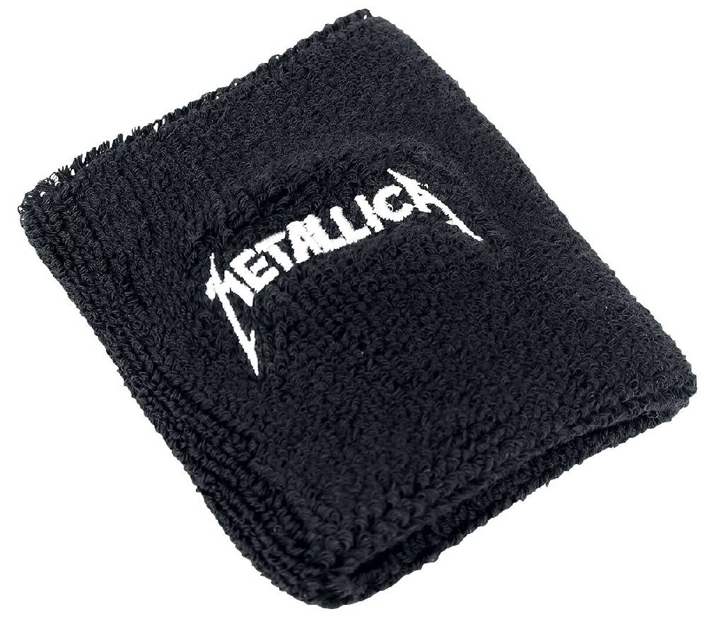 EMP "Logo - Wristband" Schweißband Schwarz Von Metallica