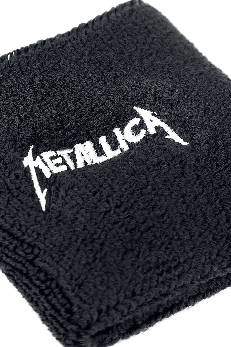 EMP "Logo - Wristband" Schweißband Schwarz Von Metallica